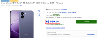 Oferta do OPPO A6x