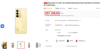 Oferta do realme C75