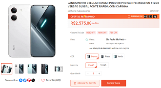 Oferta do POCO X8 Pro
