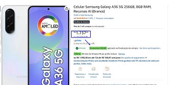 Oferta do Galaxy A36