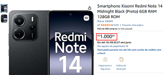 Oferta do Redmi Note 14 4G