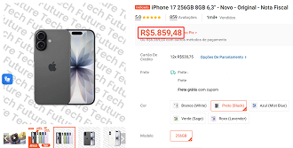 Oferta do iPhone 17