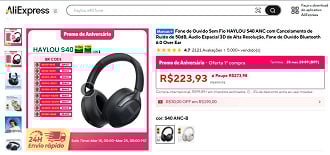 Onde comprar o Haylou S40 com desconto