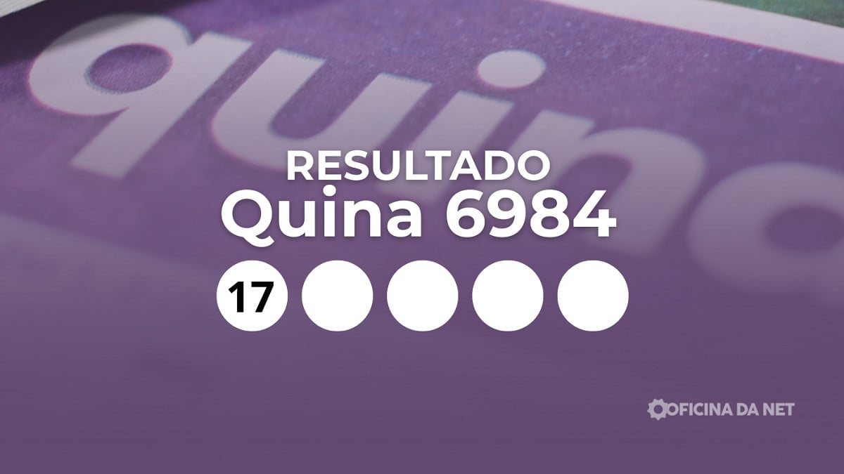 Veja os números sorteados da Quina 6984