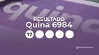 Resultado da Quina 6984 de hoje, terça-feira (24/03); prêmio é de R$ 2 milhões