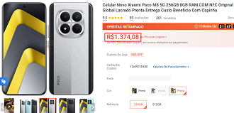 Oferta do POCO M8