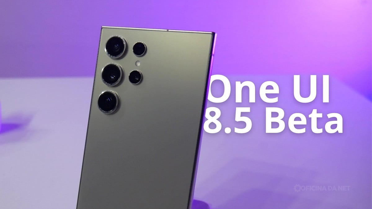 Samsung amplia o One UI 8.5 Beta e acelera testes em mais aparelhos Galaxy. Imagem: Oficina da Net