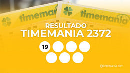 Resultado da Timemania 2372 de hoje, quinta (26/03); prêmio é de R$ 14 milhões Resultado da Timemania 2372 de hoje, quinta (26/03); prêmio é de R$ 14 milhões