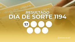 Resultado do Dia de Sorte 1193 de hoje, qunita (26/03); prêmio acumulado em R$ 400 mil Resultado do Dia de Sorte 1193 de hoje, qunita (26/03); prêmio acumulado em R$ 400 mil