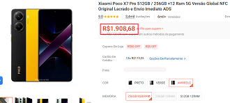 Oferta do POCO X7 Pro