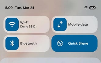 Configurações rápidas do Android 17