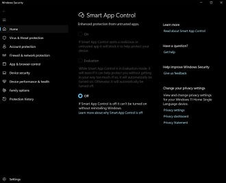 Smart App Control finalmente fica menos irritante