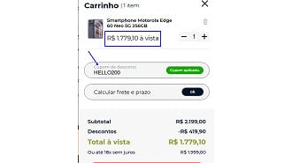 Oferta do Motorola Edge 60 Neo