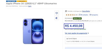 Oferta do iPhone 16