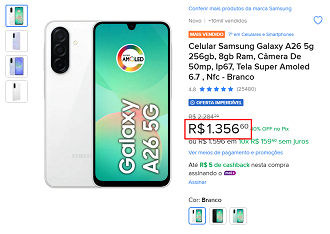 Oferta do Galaxy A26