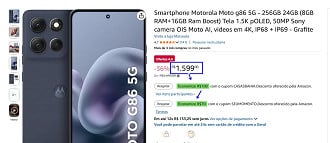 Oferta do Motorola Moto G86
