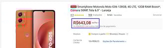 Oferta do Motorola G06