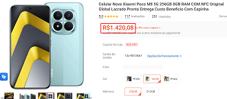Oferta do POCO M8
