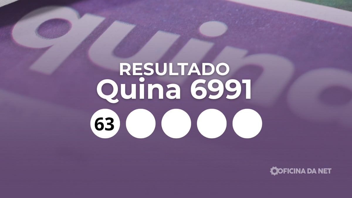 Veja os números sorteados da Quina 6991