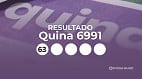 Resultado da Quina 6991 de hoje, quarta (1º de abril)); prêmio é de R$ 1,2 milhão