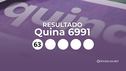 Resultado da Quina 6991 de hoje, quarta (1º de abril)); prêmio é de R$ 1,2 milhão