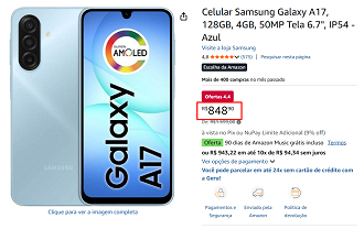 Oferta do Galaxy A17 4G
