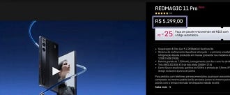 Promoção do RedMagic 11 Pro