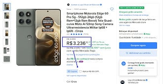 Oferta do Motorola Edge 60 Pro