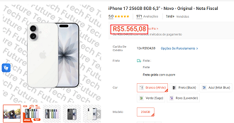 Oferta do iPhone 17