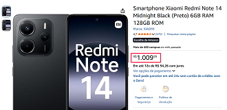 Oferta do Redmi Note 14 4G