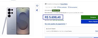 Promoção do Galaxy S25 Ultra