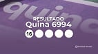 Resultado da Quina 6994 de hoje, segunda, 6 de abril; prêmio é de R$ 3,7 milhões