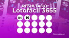 Resultado da Lotofácil 3655 de hoje, terça (07/04) com prêmio de R$ 5,5 milhões Resultado da Lotofácil 3655 de hoje, terça (07/04) com prêmio de R$ 5,5 milhões