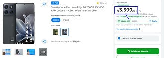 Oferta do Motorola Edge 70
