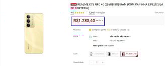 Oferta do Realme C75