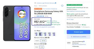 Galaxy A36 em oferta
