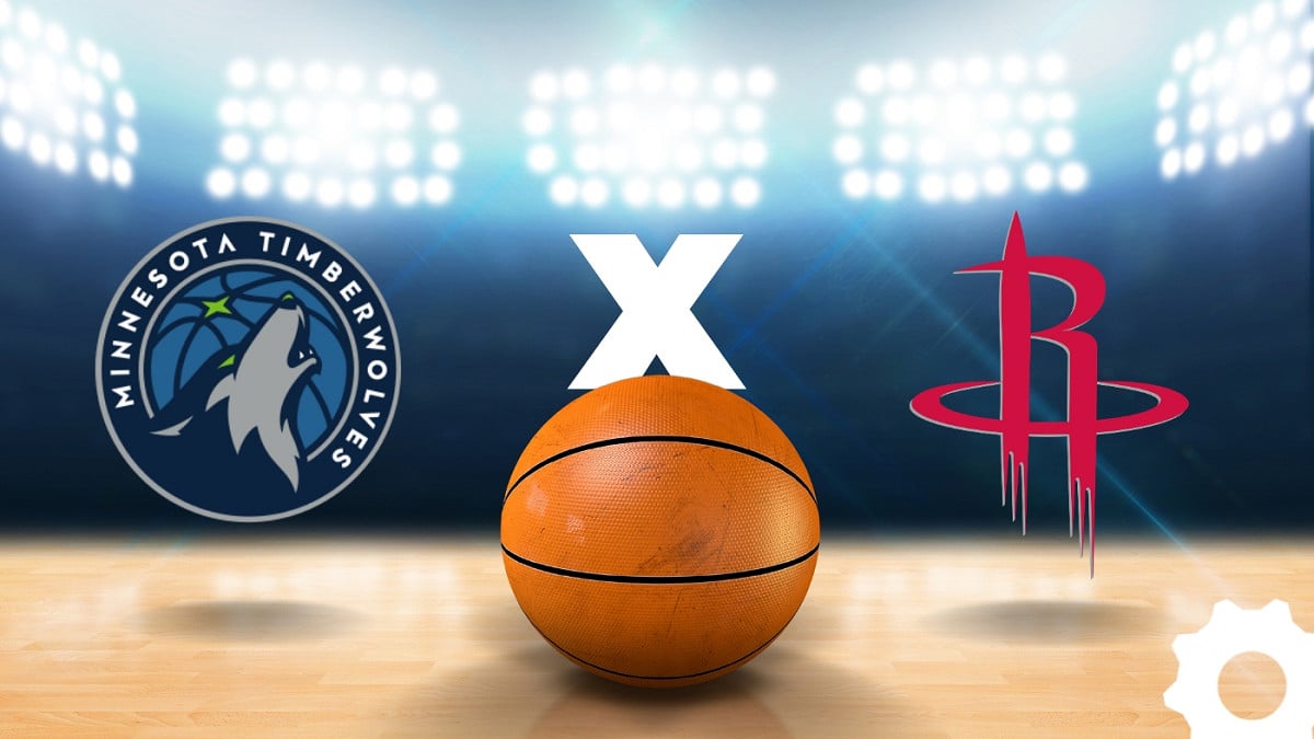 Onde assistir Timberwolves x Rockets ao vivo hoje