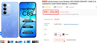 Oferta do realme C85 4G