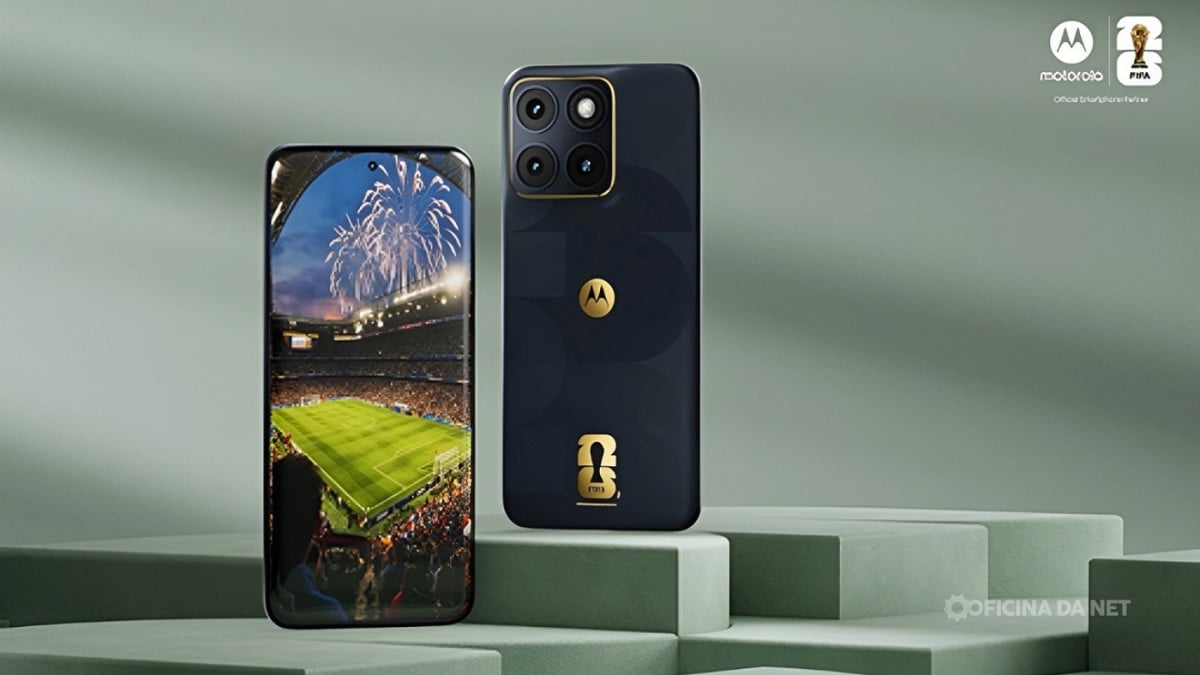 Motorola lança edição especial do Edge 70 Fusion com tema da Copa do Mundo no Brasil