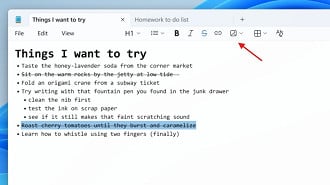 Bloco de Notas não tem mais o botão Copilot. Imagem: Windows Latest/Reprodução