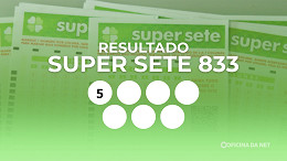 Super Sete 833: veja os números sorteados de hoje, sexta (10/04) com prêmio de R$ 5,5 milhões Super Sete 833: veja os números sorteados de hoje, sexta (10/04) com prêmio de R$ 5,5 milhões