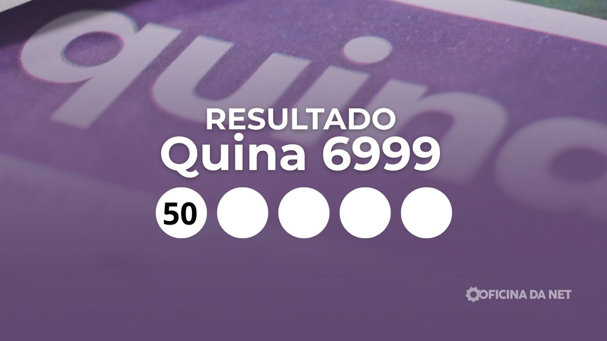 Veja os números sorteados da Quina 6999