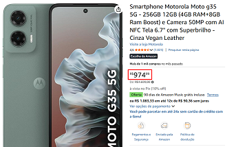 Oferta do Moto G35 5G