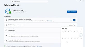 Windows 11 vai permitir o usuário ficar mais tempo sem receber atualizações. Imagem: Windows Latest/Reprodução