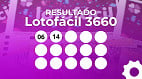 Resultado da Lotofácil 3660 de hoje, segunda (13/04) com prêmio de R$ 7 milhões