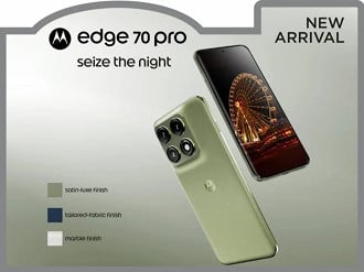 Cores do Motorola Edge 70 Pro