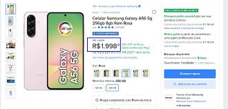 Oferta do Galaxy A56
