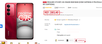 Oferta do realme C75
