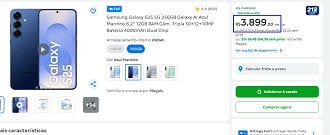 Oferta do Galaxy S25