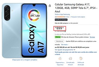 Oferta do Galaxy A17 4G